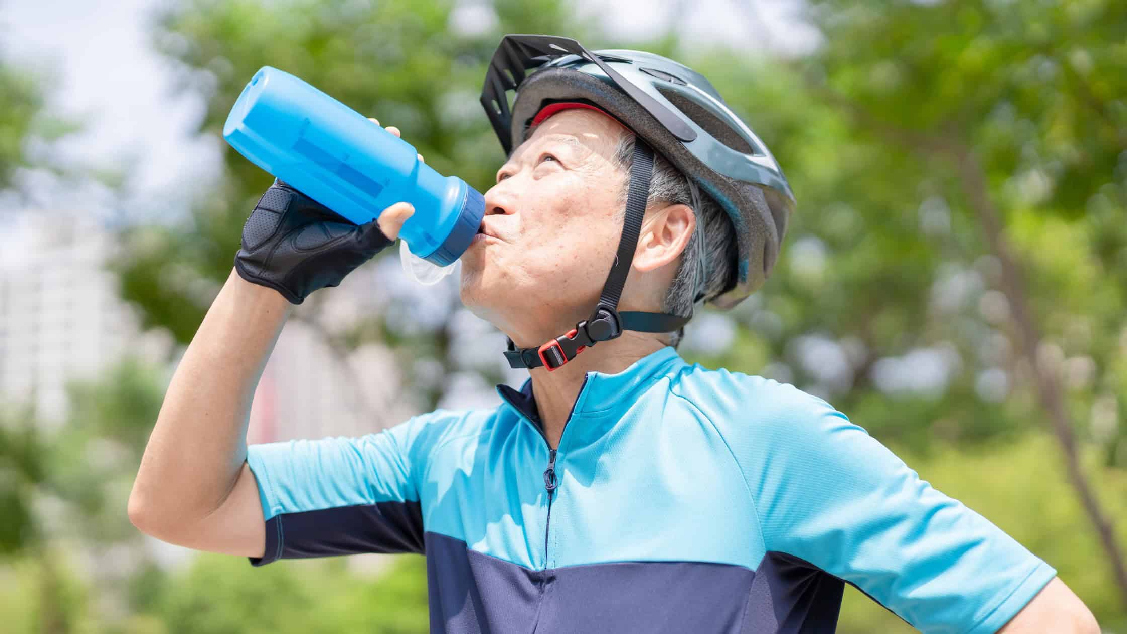 Blog Cover- Older Man Drinking Water