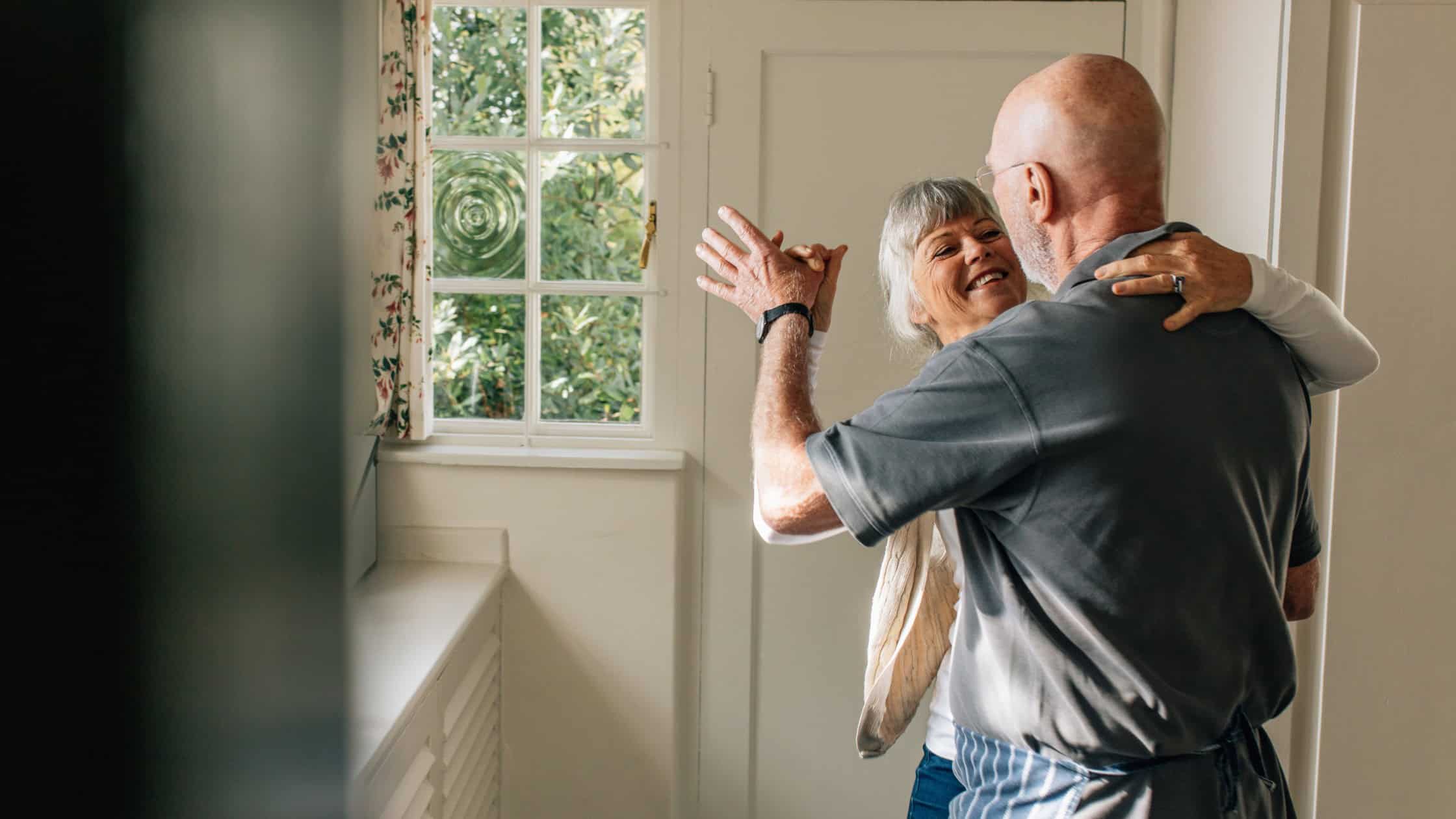 Blog Cover- Two older adults aging at home