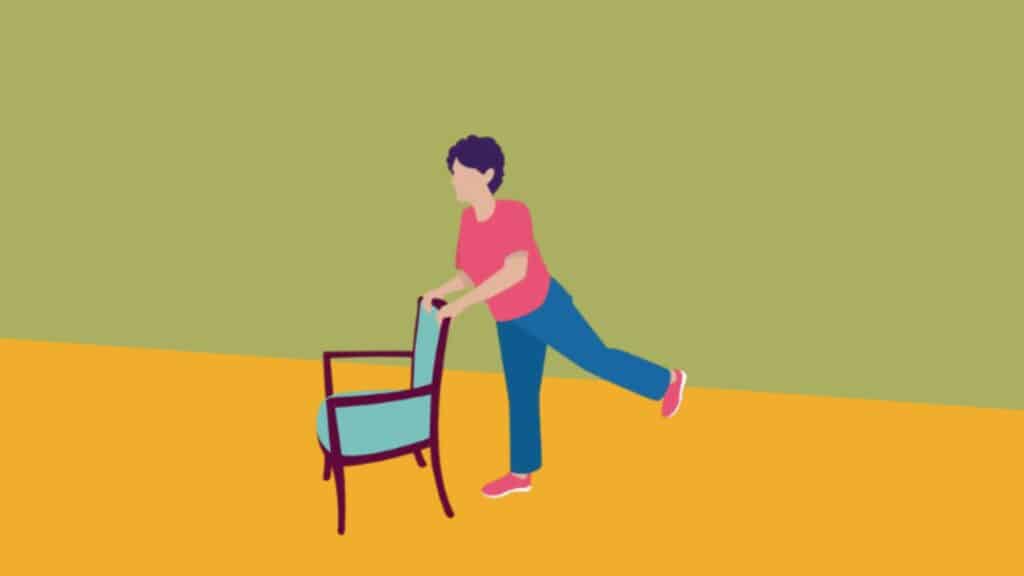 raising your back legs balance exercise