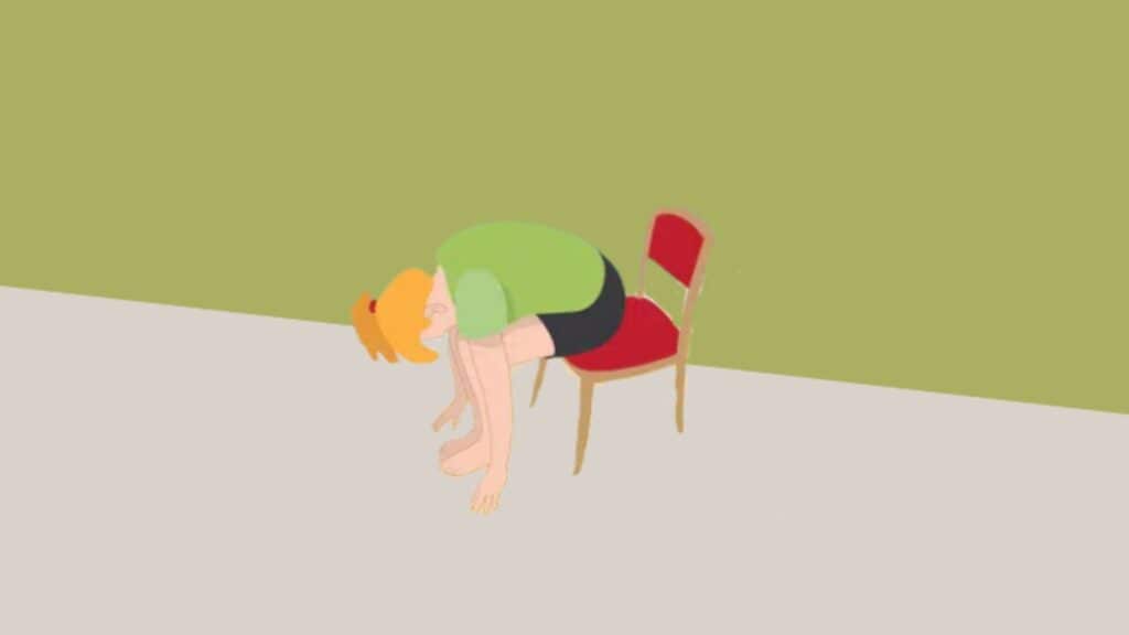 Forward Fold Yoga Pose