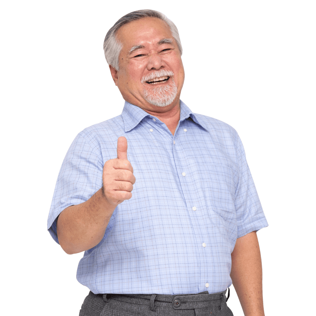 Man with thumb up_Subsidy Program Man with thumb up_Subsidy Program