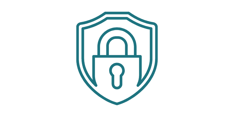 Safe and secure icon Safe and secure icon