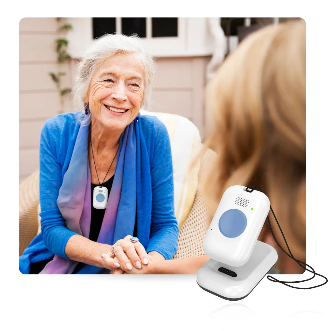 Women OTG wearing wandering button