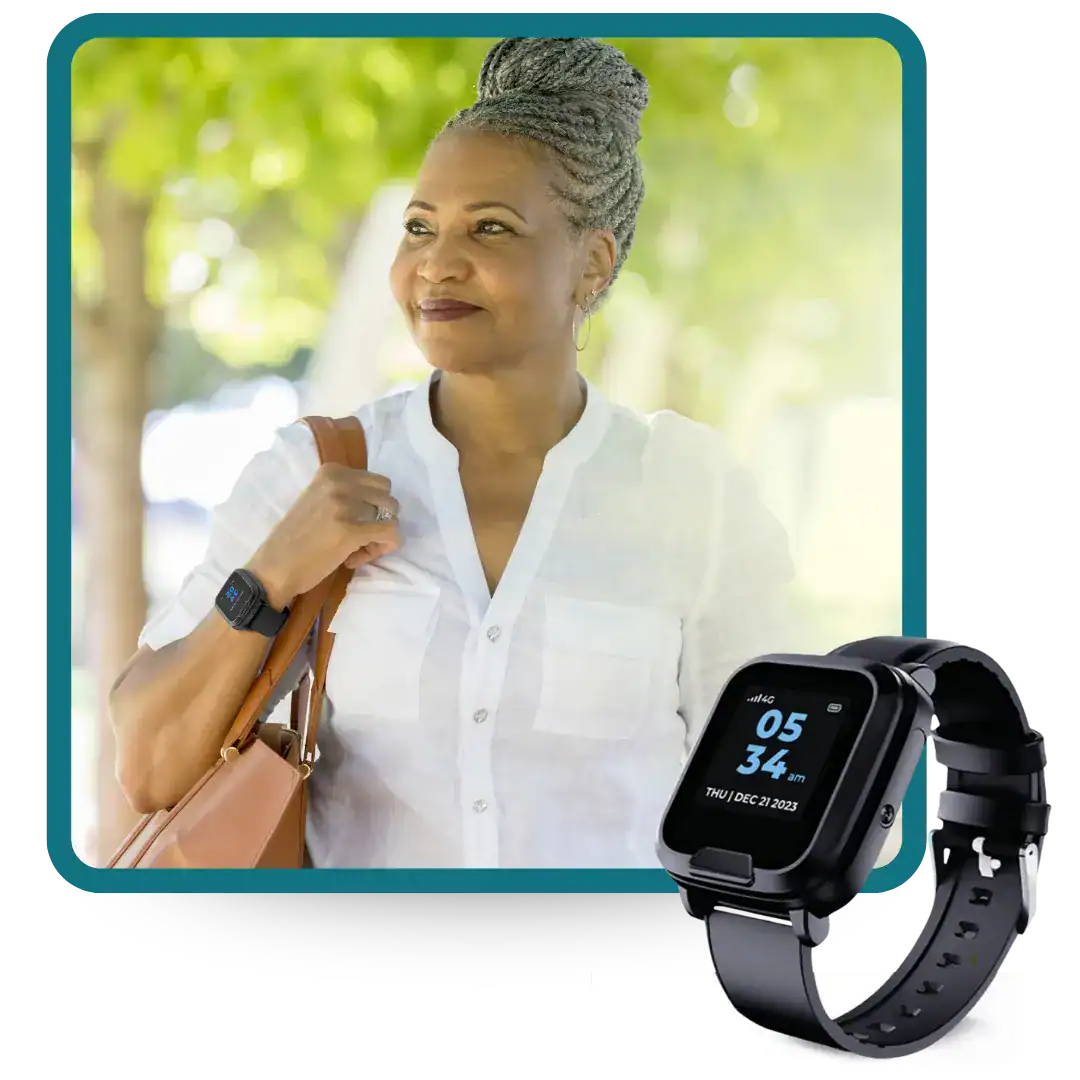Women Wearing Lifeline On the Go Smartwatch