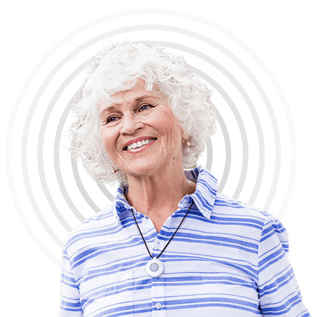 Women wearing Lifeline HomeSafe